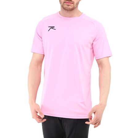 Raru Teamswear Erkek Basic T-Shirt SIRCA PEMBE
