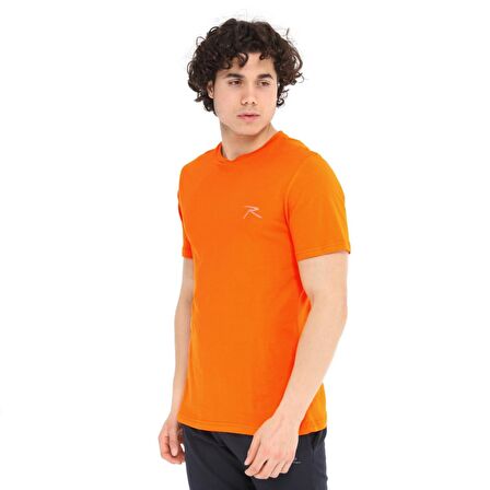 Raru Erkek %100 Pamuk T-Shirt GRAVIS ORANJ