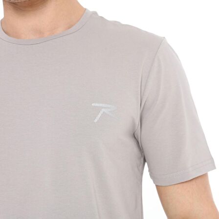Raru Erkek %100 Pamuk T-Shirt GRAVIS BEJ