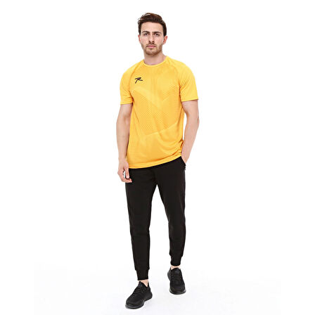 Raru Unisex Dijital Baskılı T-Shirt JUSTA ORANJ