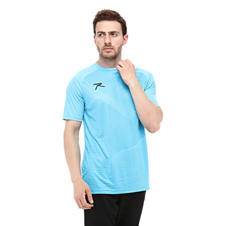 Raru Unisex Dijital Baskılı T-Shirt JUSTA TURKUAZ