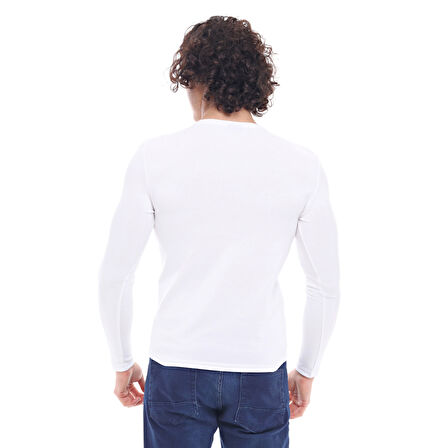Raru Baselayer Pamuk T-Shirt VESPER BEYAZ