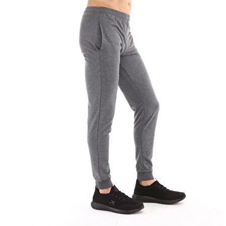Raru Erkek Ribanalı Sweat Pantolon ZANG GRİ MELANJ