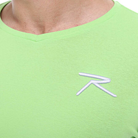 Raru Baselayer Pamuk T-Shirt VESPER YEŞİL
