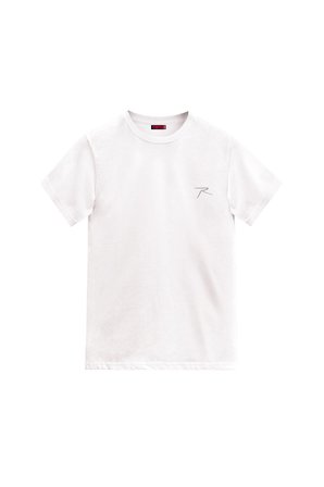 Raru Erkek %100 Pamuklu T-Shirt 0109 Beyaz