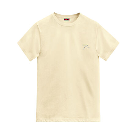 Raru Erkek %100 Pamuk T-Shirt AGNITIO EKRU