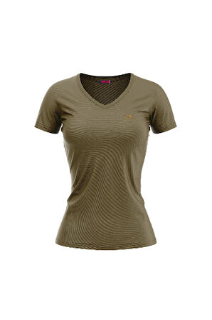 Kadın %100 Pamuk T-Shirt MULIER