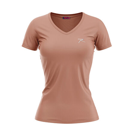 Raru Kadın %100 Pamuk T-Shirt MULIER PUDRA