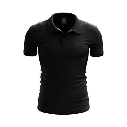 Raru Erkek Polo T-Shirt PIUS SİYAH