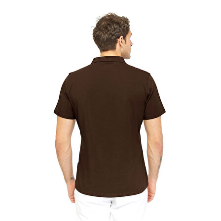 Raru Erkek Polo T-Shirt OSTENDO KAHVE