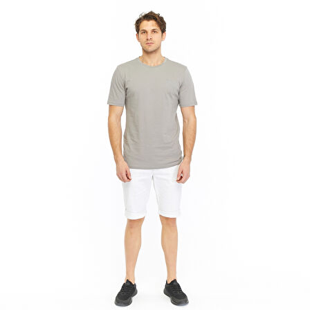 Raru Erkek %100 Pamuk T-Shirt PATEO GRİ