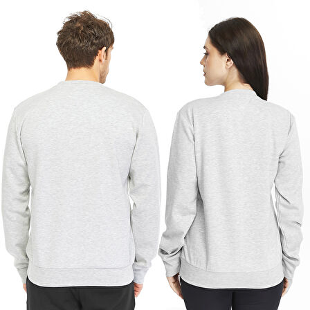 Raru Unisex Sweatshirt SATURO GRİ MELANJ