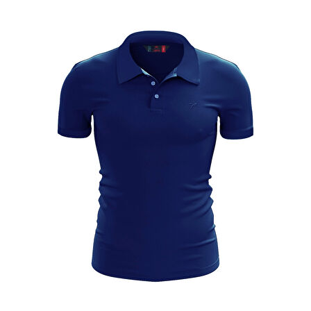 %100 Pamuk Polo T-Shirt IMPERO MAVİ