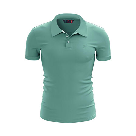 %100 Pamuk Polo T-Shirt IMPERO YEŞİL