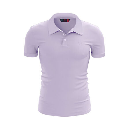 %100 Pamuk Polo T-Shirt IMPERO LİLA