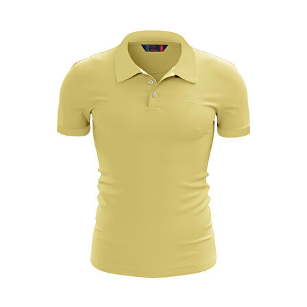 %100 Pamuk Polo T-Shirt IMPERO YEŞİL