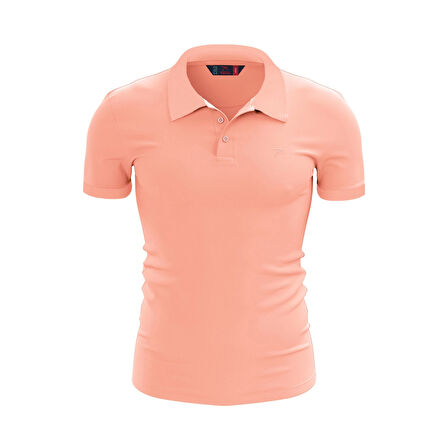 %100 Pamuk Polo T-Shirt IMPERO PEMBE