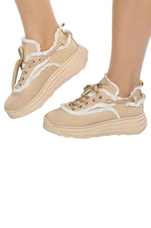 Veform Hafif ve Rahat Tabanlı, Günlük Şık ve Spor Kadın Ayakkabı Kot malzeme FV1508FV