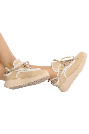 Veform Hafif ve Rahat Tabanlı, Günlük Şık ve Spor Kadın Ayakkabı Kot malzeme FV1508FV