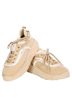 Veform Hafif ve Rahat Tabanlı, Günlük Şık ve Spor Kadın Ayakkabı Kot malzeme FV1508FV