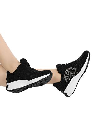 Veform Hafif ve Rahat Tabanlı, Günlük Şık ve Spor Kadın Ayakkabı Taş İşlemeli FV0900FV