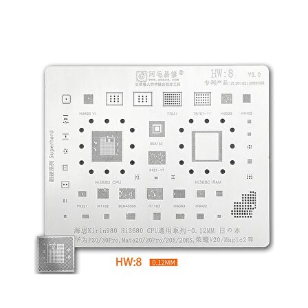 Amaoe Entegre Lehimleme Kalıbı HW-8