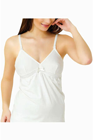 Kadın Beyaz 1248 Modal Süprem Hamile Atlet 2'li Paket