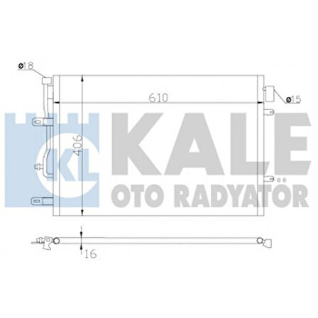 Vag Klima Radyatoru A4 A6 1.9 Tdi 00>04 Alz Bfb Avb Bbj - Kale 342410