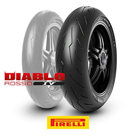 Pirelli 120/70ZR17 Diablo Rosso IV 58W Motosiklet Ön Lastiği