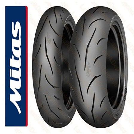 Mitas Set 120/70ZR17 ve 160/60ZR17 Sport Force Plus Ön Arka Takım