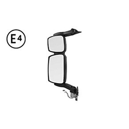 İveco Truck Dis Dikiz Aynası Sol Motorlu Orta Kollu (424mm) Stralıs Ym (24v) - Servet S146 110