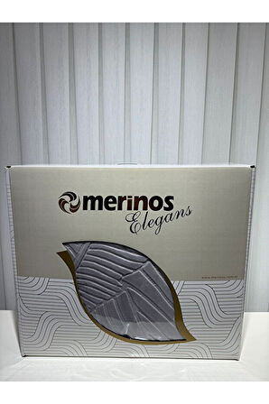 Merinos  Elegans Çift Kişilik Battaniye - indigo