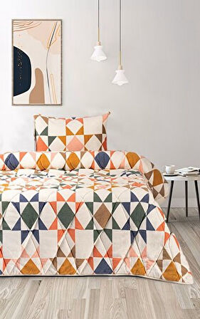 Merinos Comforter Yorgan Seti Tek Kişilik Rengin