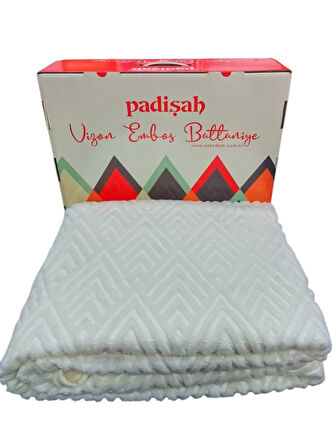 PADİŞAH EMBOSS TEK KİŞİLİK BATTANİYE KEMİK