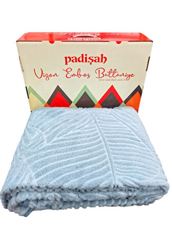 PADİŞAH EMBOSS TEK KİŞİLİK BATTANİYE GRİ