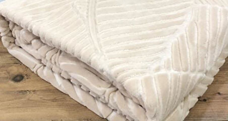 Merinos Embos Elegans Tek Kişilik Kalın Kutulu Battaniye 160 x 220