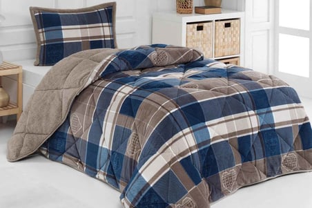 Merinos Comforter Yorgan Seti 160X240 Rida İndigo