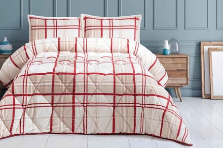 Merinos Comforter Yorgan Seti 220X240 Juni Bej