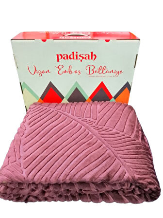 PADİŞAH EMBOSS TEK KİŞİLİK BATTANİYE MÜRDÜM