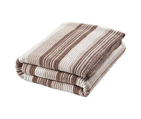 Aksu Waffle Pamuklu Battaniye 180X220 Bej