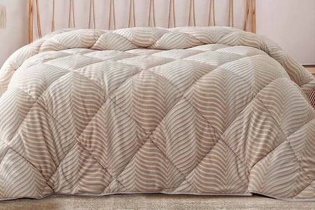 Merinos Fashion Yorgan 195X215 Side Bej