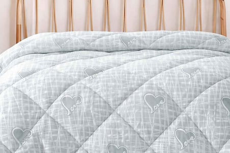 Merinos Fashion Yorgan 195X215 Ever Buz Mavi