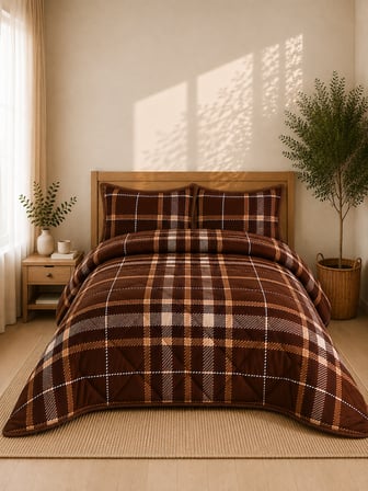 Merinos Çift Kişilik Comforter Yorgan Seti | 220x240 cm | Yumuşak Dokulu | Şık ve Konforlu