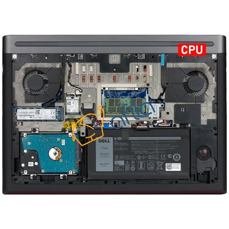 Dell inspiron 15 Gaming 15-7566 15-7567 Notebook Gpu Fanı (Sol Fan)