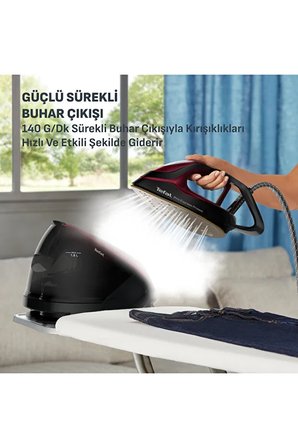Tefal Isı Ayarı Gerektirmeyen Akıllı Donanımlı 2600 W 7.5 Bar 560 Gr Şok Buharlı Durilium Kaygan