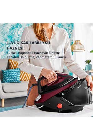 Tefal Damlama Önleyici 2600 W Yüksek Güç 7.5 Bar 560 Gr Şok Buharlı Isı Kontrollü Emniyetli Buhar