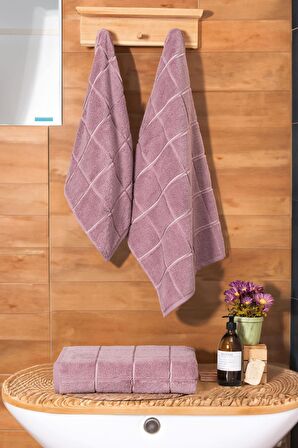 Varol Kare Micro Cotton Banyo Havlusu 90x150cm