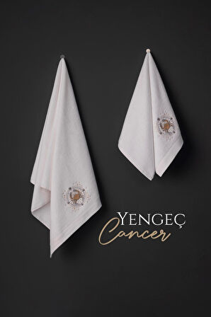 VAROL %100 MİCROCOTTON ÜST KALİTE HAVLU SETİ BURÇ NAKIŞLI