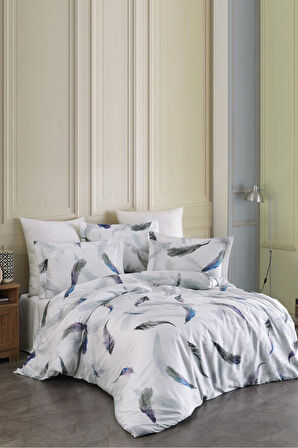 Varol (Family Size) Bambu Saten Nevresim Takımı