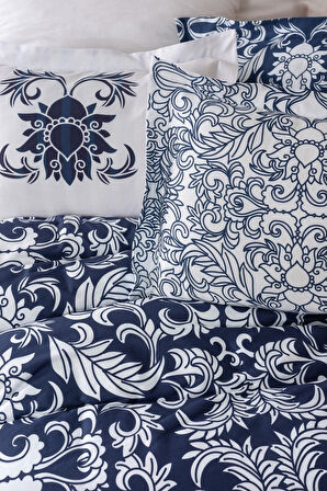 Varol (Family Size) Bambu Saten Nevresim Takımı